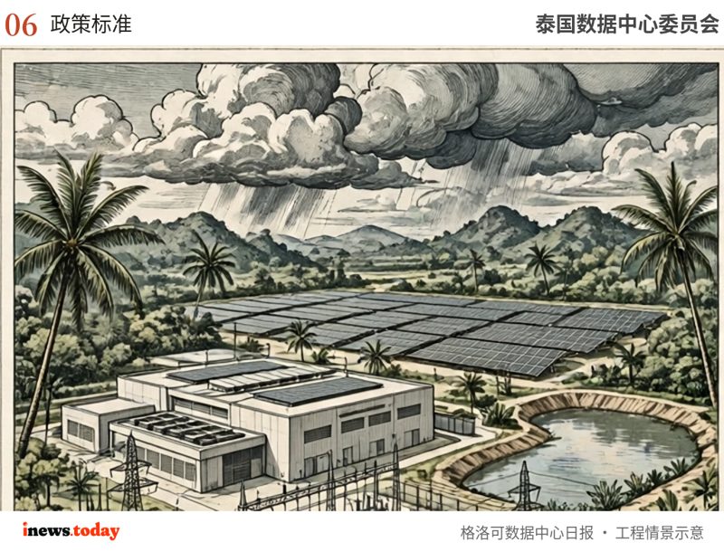 泰国为数据中心设最低标准，并按用电需求分七个等级