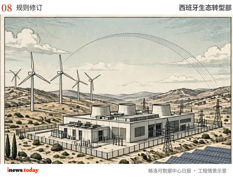 西班牙放宽数据中心可再生规则草案，80%逐小时匹配保留