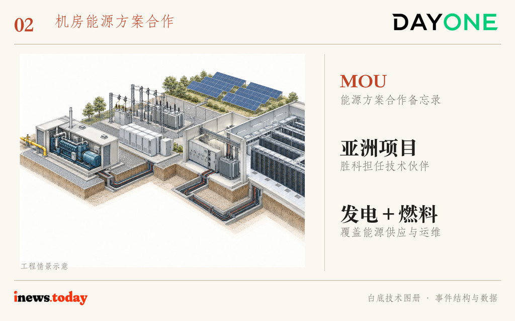 图2｜合作范围包括现场供电、燃料、可再生能源及运维；图示为研究范围，不代表已建成项目。
